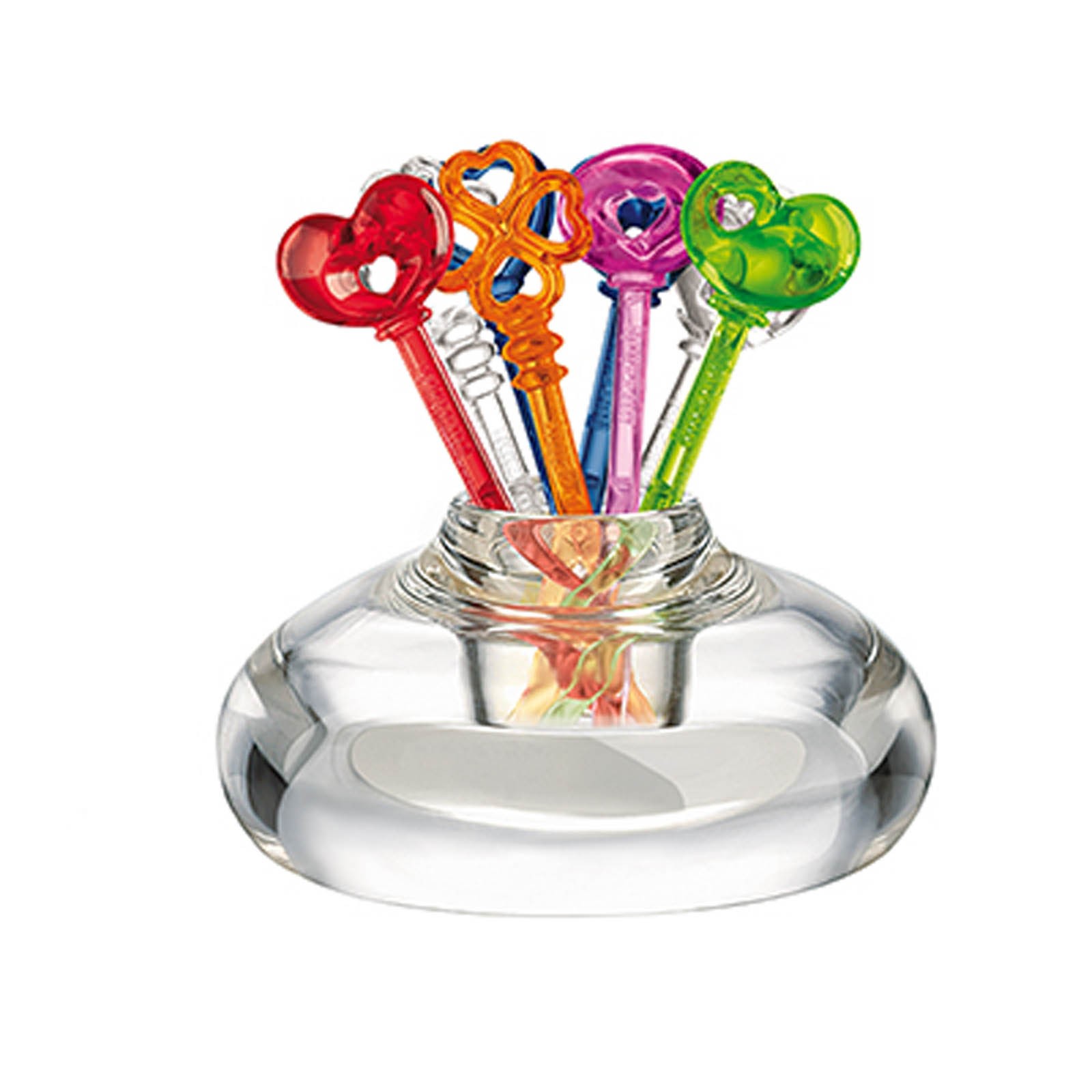 300 Stecchini Cocktail Colorati - 12 Cm Con Forme Frutta, Cuori, Fiori | Per Party, Aperitivi, Decorazioni - Foto 7