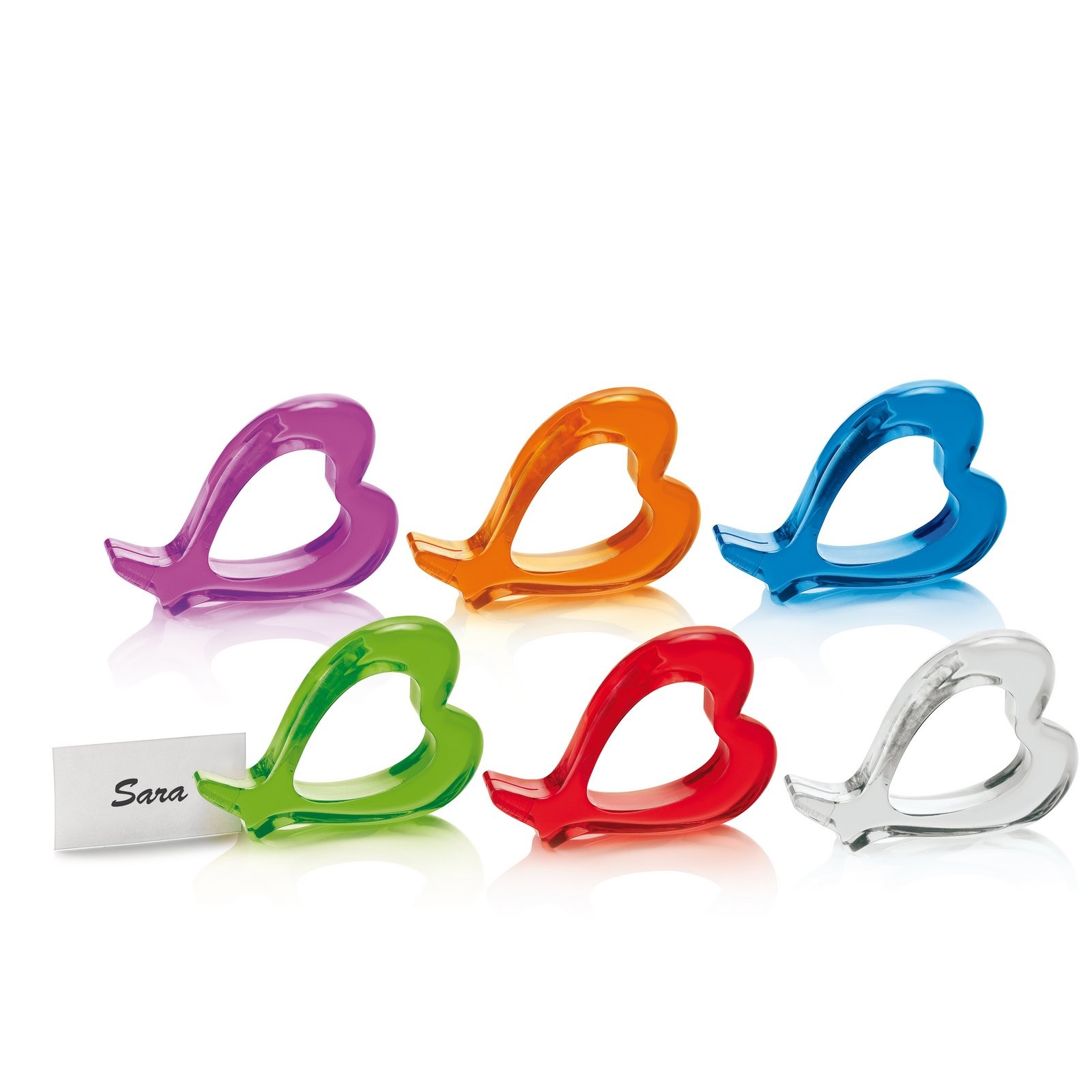 Love Set 6 Allacciatovaglioli-Segnaposto