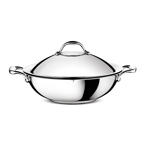 Casseruola Bassa Lagostina Accademia Lagofusion 26 Cm Con Coperchio – Acciaio Inox 18/10, Fondo 5 Strati, Adatta A Induzione – Made In Italy