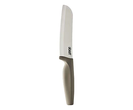 Coltello per affettare con lama ceramica bianca