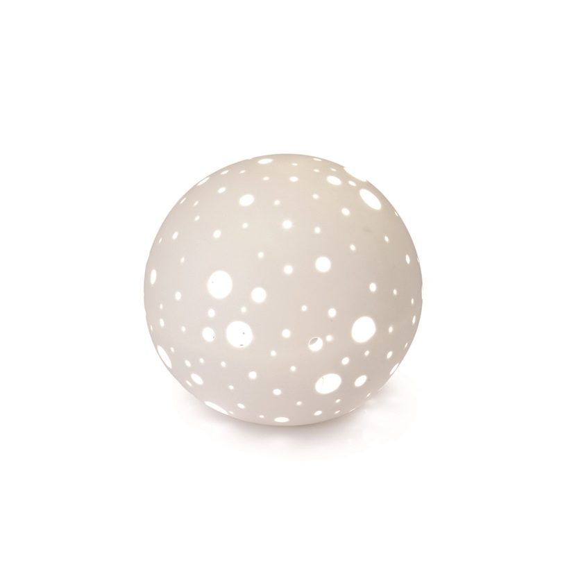 Lampada piccola in ceramica sfera Pianeta - Tiffani Boutique